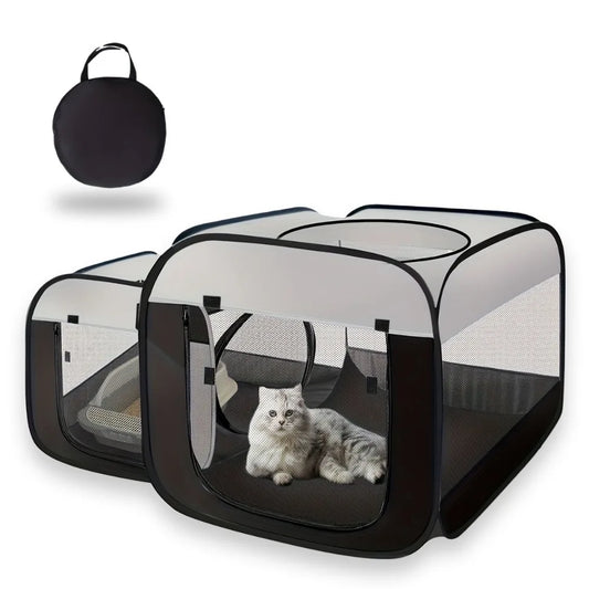 CozyFold Cat Playpen