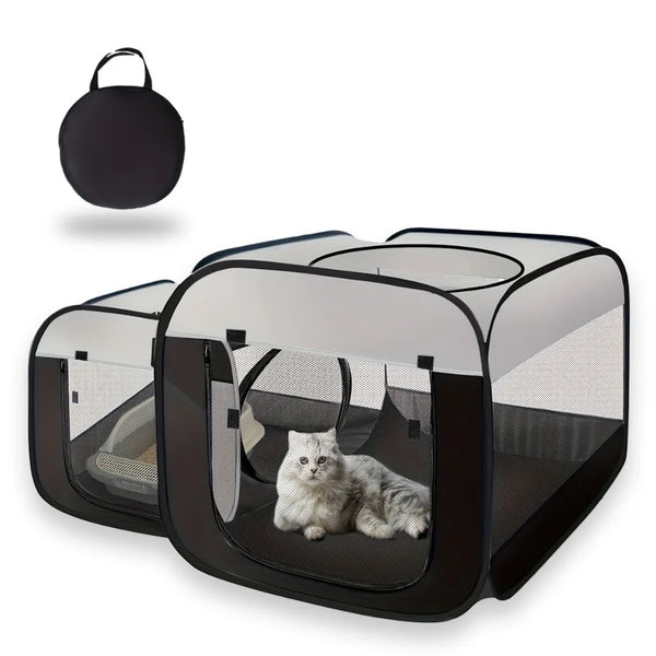 CozyFold Cat Playpen